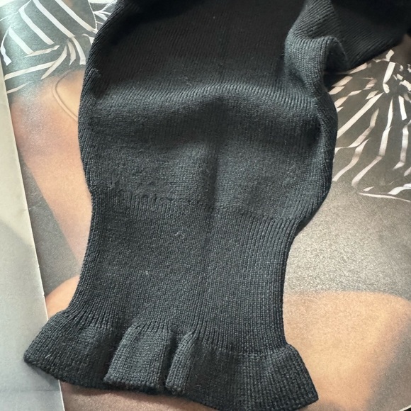 New - Madewell Alpaca-Blend Mockneck Puff Sleeve Sweater - Picture 5 of 7